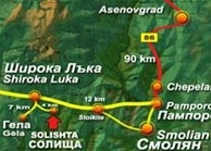 Местонахождение на къща за гости